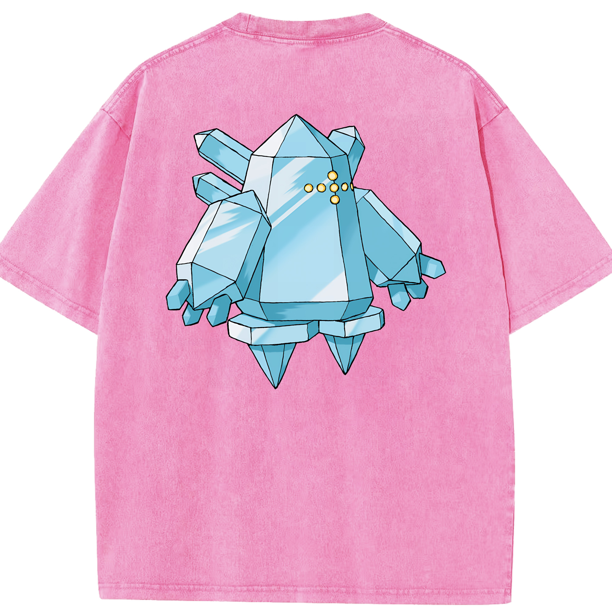 （画像用） ポケットモンスター Pokémon 綿100% ヴィンテージ風 半袖Tシャツ（背面プリント）